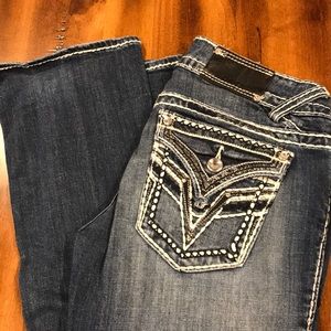 Vigoss Dark Bling Jeans Size 3/4